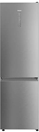 Haier 2D 60 Series 3 HDW3620DNPK - Frigorífico Combi, Funciones Inteligentes, WIFI, Motor Inverter, Cajón Humidity Zone, Botellero, Total No Frost, Ancho 60cm, 377L, Iluminación LED, Inox