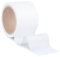 GRIP Eventbasics Flatterband weiß, 50 m x 70 mm, LDPE Folienband 50 µ Stärke, Absperrband nicht klebend, Flatterband farbig zum Absperren, Dekorieren auf Events, Hochzeiten und Partys, Farbe Weiß