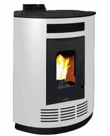 BRICOSOL ESTUFA DE PELLET BRONPI MODELO NINA 9 KW RINCON COLOR MARFIL
