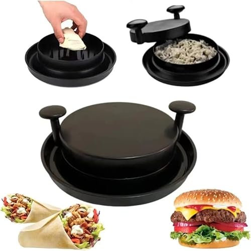 FIYSON Hähnchenzerkleinerer, 25cm Hühnerbrust-Zerkleinerungswerkzeug, Hühnerhäcker-Werkzeug, Großer Fleischzerkleinerer, für Schweinefleisch, Rind, Huhn, Ergonomischer Griff, BPA-frei (Schwarz)