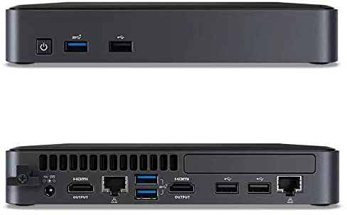 Intel NUC Chassis Element Dual LAN Mini PC Industrial Computer Intel Core i5-8365U Processor, vPro Function,8GB DDR3 RAM,128GB SSD