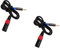 Toyvian 2St XLR-Audio-Adapterkabel Instrumentenmikrofon männlicher Adapter Splitter-Mikrofon Subwoofer-Mikrofon lautsprecher Audio-Interface Kopfhörerkabel Kunststoff und Kupfer