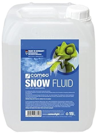 Cameo SNOW FLUID 15 L - Spezialfluid für Schneemaschinen zur Erzeugung von Schaum, 15 L