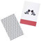 KitchenCraft 'Westie' 100% Cotton Printed Dog Tea Towels, 70 x 47 cm - Red / White / Black (Set of 2)