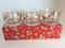 THUN Set di 3 coppette in Vetro Decorate
