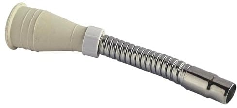 SOMATHERM FOR YOU, Brise-jet flexible universel avec embout en caoutchouc - Ventouse adaptable sur tous les becs de robinetterie - Idéal pour eau chaude et froide - Gris/Argent