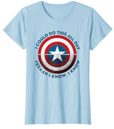 Marvel Avengers: Endgame Captain America All Day T-Shirt