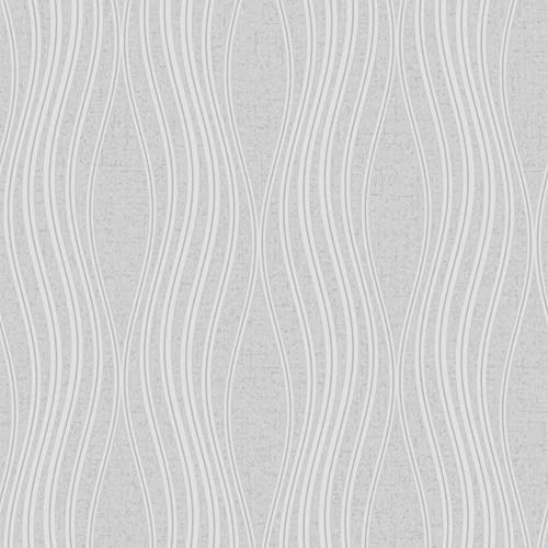 Quartz Wave Silver Wallpaper