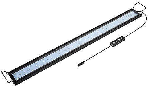 hygger 9W-32W Aquarium Light, Dimmable LED Aquarium Light with Timer, Aluminum Alloy Shell Extendable Brackets, External Controller, Full Spectrum Fish Tank Lights for Fish and Plant