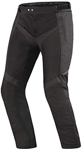 SHIMA JET - Atmungsaktive MESH-Paneele, Wasserdichte, Herausnehmbare Membrane, Level 2 Rückenprotektor inklusive, Erweiterte Einstellmöglichkeiten (Hose Herren, Schwarz, 3XL)