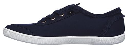 Skechers BOBS Women's 33492W Sneaker, Navy, 6.5 Wide