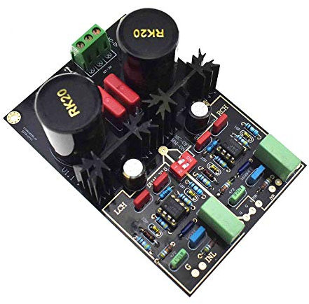 Reland Sun Hi-Fi Germany DUAL Phono Turntable Preamp Moving Magnet MM/MCLP Vinyl Preamplifier Board LME49720NA NE5532 DIY kit (NE5532)