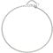 Aeon Adjustable Silver Anklet - Adjustable Rope Chain, 9-10 | 925 Sterling Silver Ankle Bracelet