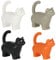 Rivanto® Gießkanne Katze Design-Sortiert, Indoor Kunststoff Gießkanne