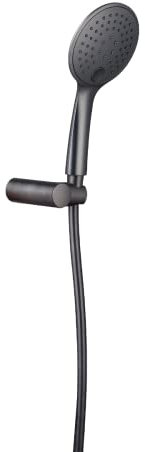 Essebagno Luisa combiné support de douche 3 pièces II gris gun métal