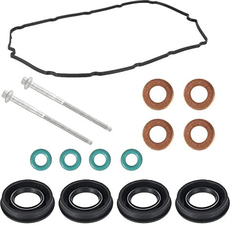 Aiyomi Einspritzdüsen-Dichtungs-Set für Kraftstoff, Benzin-Einspritzdüsen, Dichtung, für Ford Transit MK7 2.2 2.4 3.2 TDCi 6C1Q-6K780-AB