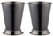 TUPMFG 380ml Edelstahl Mint Julep Tasse 2er Set, Moscow Mule Becher, Metall Cocktailbecher für Bars & Partys, Spülmaschinenfest, Schwarz