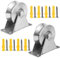 2 Piezas Poleas Ruedas para Puertas Correderas, Acero Inoxidable, con Rodamiento de Bolas, 48mm V-Poleas para Tendedero Cuerda Cables, Motores Electricos Industriales