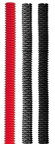 QOXEZY 2Pcs Silicone Oven Rack Shields, Kitchen Oven Rack Guard, Heat Resistant Shelf Edge Liner Protection Shield, Toaster Baking Edge Shields Against Burns and Scars-Red