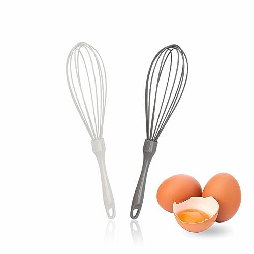Batidor manual de silicona para globos, batidor de huevos resistente, batidor de mano para mezclar, batir, batir espumar, agitar, utensilios de hornear, artículos esenciales de cocina, accesorios para
