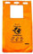Hundekotbeutel - ORANGE - bedruckt schwarz - abreissbar 21 x 35 + 3 cm (3000 Stück)