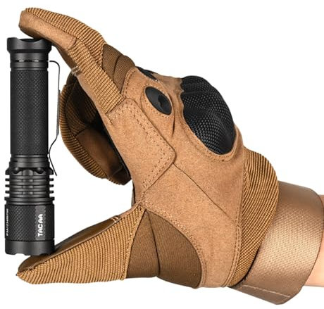 ACEBEAM TAC AA Tactical EDC Torch, 750 High Lumens Torch Rechargeable, 200 Meters Long Throw Pocket LED Torch, Super Bright Small Mini Torch, 519A-V1 LED 90+ High CRI Torch for Camping, Emergency,Home