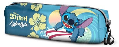 Lilo and Stitch Lifestyle-Fan Square Pencil Case 2.2, Blue, 22 x 9 cm