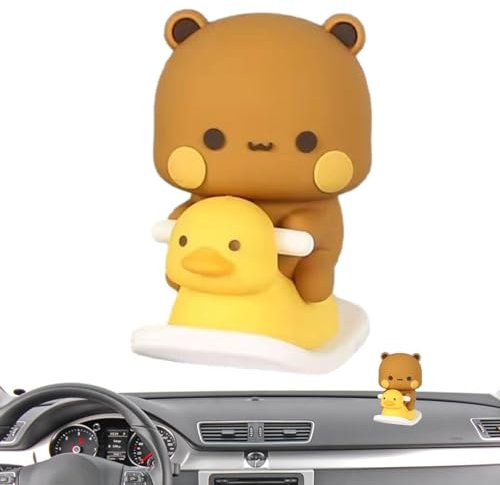 Wackelfigur – 1/2 Stück, süße Armaturenbrett-Dekoration, Pandabär, Auto, dekoratives Ornament, Tischdekoration zum Sammeln, kreatives Geschenk, Schreibtisch-Raumdekoration