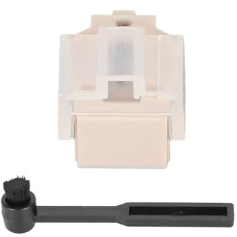 Agujas de repuesto para tocadiscos con cepillo de limpieza de lápiz óptico, lápiz óptico de repuesto compatible con Audio Technica AT LP60X AT LP60XBT AT LP60XBT USB Record Player