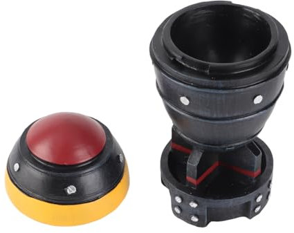 Grcfumo Nuke Bomb Storage Box, Retro Decorative 3D Desktop Decorations, Vintage Rocket Sculpture for Keys Beads Cotton Swabs Ornaments