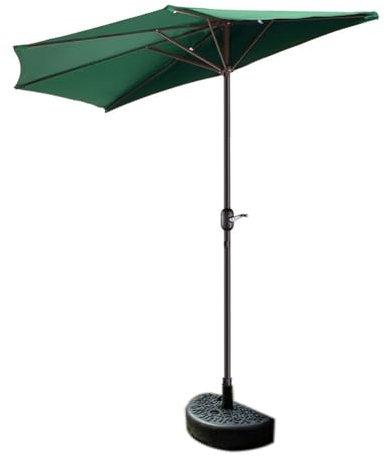 Ombrellone da 3 m per protezione solare in giardino, balcone e terrazza, ombrellone da parete per esterni, perfetto per l'uso in spiaggia