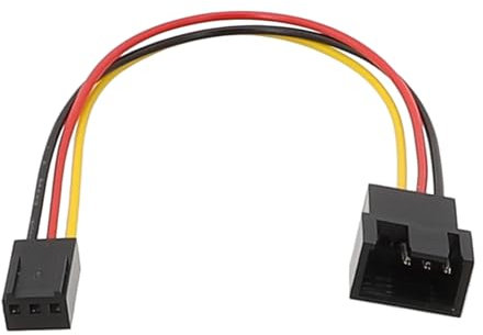 Zdprkqzvz Efficient 15cm Small 3PIN To Small 4PIN Fan Extension Cable 2510-3PIN To 2540-4PIN Great For Indoor Cooling Needs