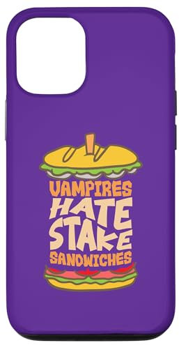 iPhone 12/12 Pro Vampires Hate Stake Sandwiches Case