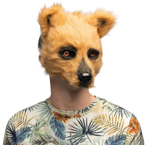 Boland - Tiermaske aus Plüsch für Erwachsene, realistische Halbmaske für Karneval, Mottoparty oder ein tierisches Cosplay Event