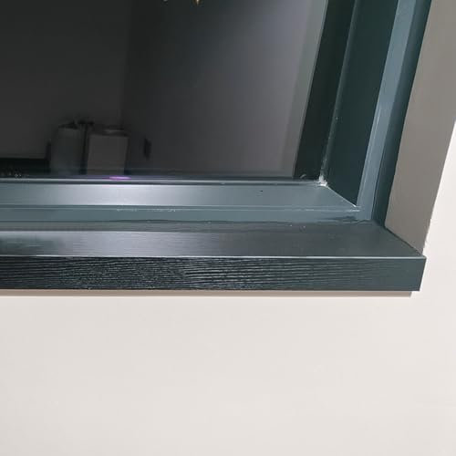 Fensterbankschutz für den Außenbereich, schwarz, für Wohnung, Schlafzimmer, Fenster, leicht zu schneiden, 70 cm x 40 cm