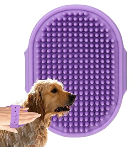 Waschmittel für Hunde, für Badezimmer, weiches Shampoo mit ergonomischem Gummiauslass, bequeme Massagewerkzeuge für Hunde