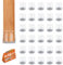 16Pcs Chair Floor Leg Protectors, BAIPOK Silicon Chair Leg Caps for Hardwood Floors, Rubber Chair Leg Caps With Stronger Felt Pads,Furniture Feet Protectors, No Noise No Scratches