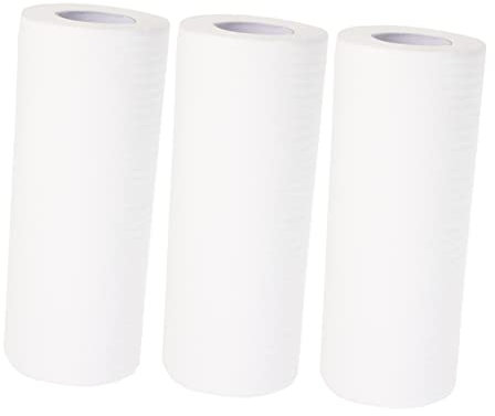 FOYTOKI 3 Rouleaux Essuie Tout Lavable Réutilisable Lot Chiffons de Cuisine pour Nettoyage Vaisselles Surfaces