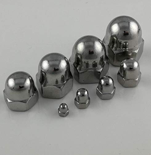 Hutmuttern V2A DIN 1587 Edelstahl Muttern A2 verschiedene Größen (1, M12)