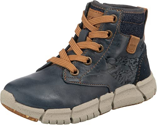 Geox J FLEXYPER Boy F Chukka Boot, Blue (Navy), 29 EU