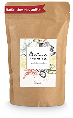 HANSE PRO Zitronensäure, 1 x 1000 g I Pulver I Natürliches Hausmittel I hochwertige Qualität I Entkalker I Konservierungsmittel