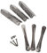 Louvers Hardware Set für Jalousien und Rollläden, Komplettset für 11 Bretter, Edelstahl - DHLH-01