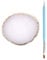 Meiyea Nail Art Palette, Polish Mix Palette Manicure Tool With 1 Pcs Doubel Ended Nail Art Brushes(White)