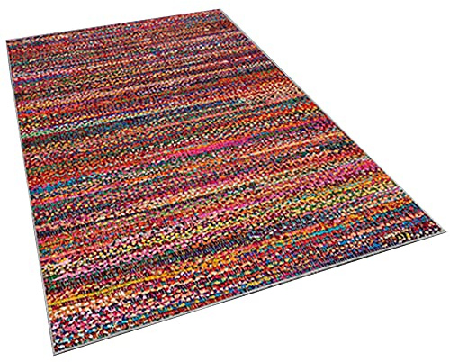 Impressionistischer mehrfarbig bedruckter Polyesterteppich 100 x 150cm