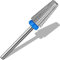 Vnjaoi 5 en 1 brocas de taladro de uñas 3/32 Bit de tungsteno de carburo adecuado para manicura Pedícula Gel Pol en gel Retire los bits de acrílico o gel duro (medio - M, plata)
