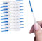 Happy Po Zahnsticks 80er Pack - Soft-Picks, Plastik Dentalstocher, entfernen sanft Plaque, massieren Zahnfleisch, kompakt & leicht - Blau