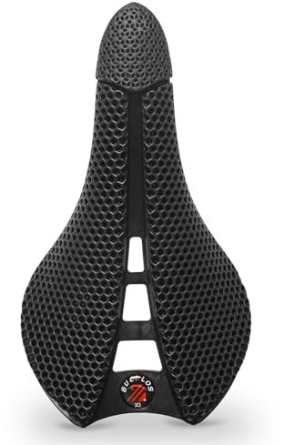 BUCKLOS 3D Printed Bike Sattel - Fahrrad Nylon 143 155mm Fahrradsitz für Rennrad Mountainbike Radfahren - MTB Gravel Bike Herren Damen Bequeme Sättel