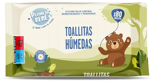 DIA PLANETA BEBÉ recambio de toallitas húmedas bolsa 80 unidades