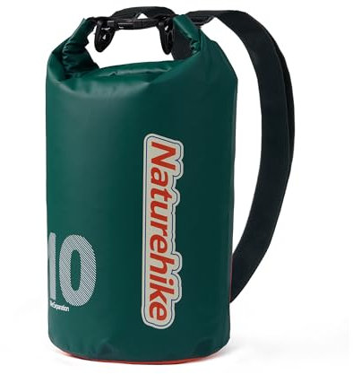 Naturehike Dry Bag 15L 25L, Borsa impermeabile con custodia impermeabile per telefono e lunga tracolla regolabile per campeggio, escursionismo, pesca, canottaggio, ciclismo, rafting, kayak, snowboard,