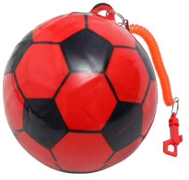 ibasenice Pelota De Fútbol Inflable PVC para Aire Adecuado para Piscinas y Playas Color Aleatorio